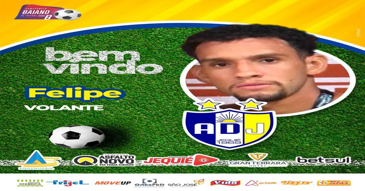 ADJ acerta a contratação do volante Felipe, campeão da série B do Alagoano