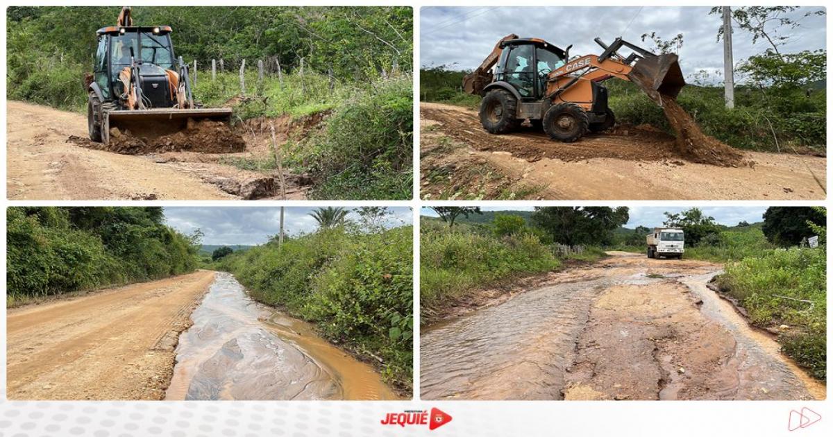 Prefeitura de Jequié segue com obras de recuperação das estradas vicinais do povoado da Boa Vista