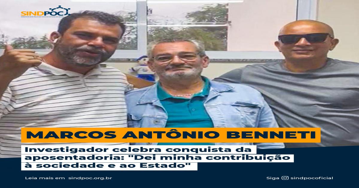 Investigador celebra conquista da aposentadoria: Dei minha contribuição à sociedade e ao Estado