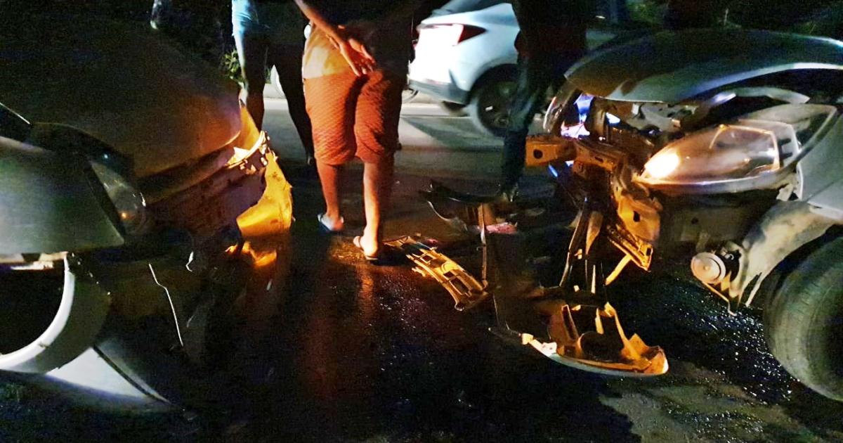 Acidente no cruzamento da Cachoeirinha