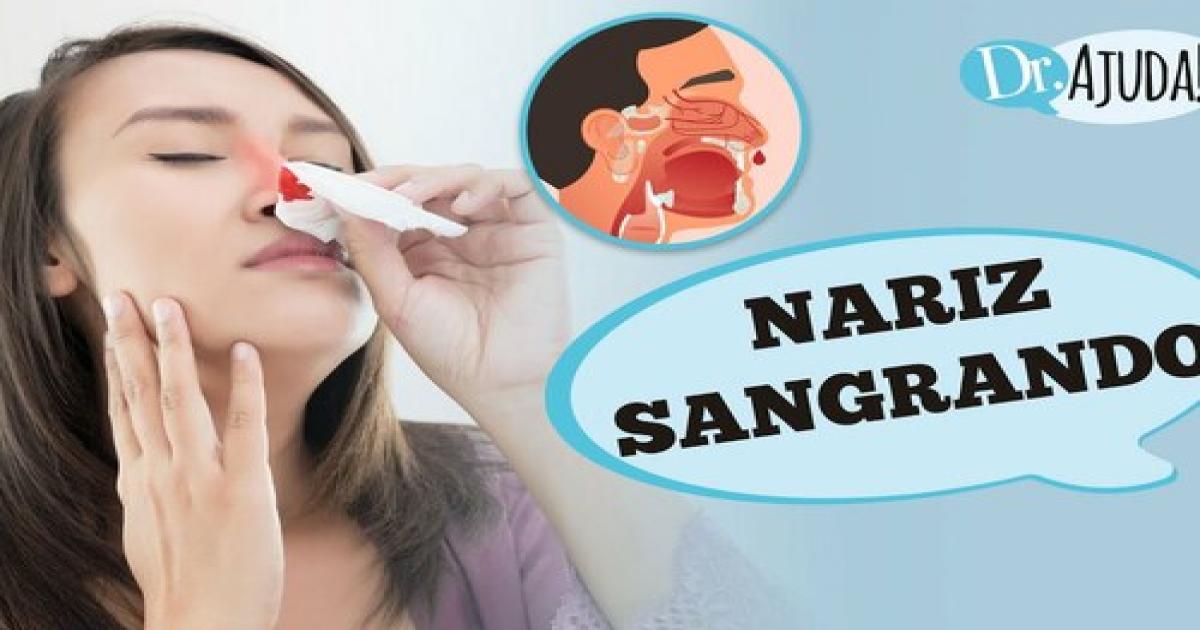 Sangramento no nariz , o que devemos fazer?