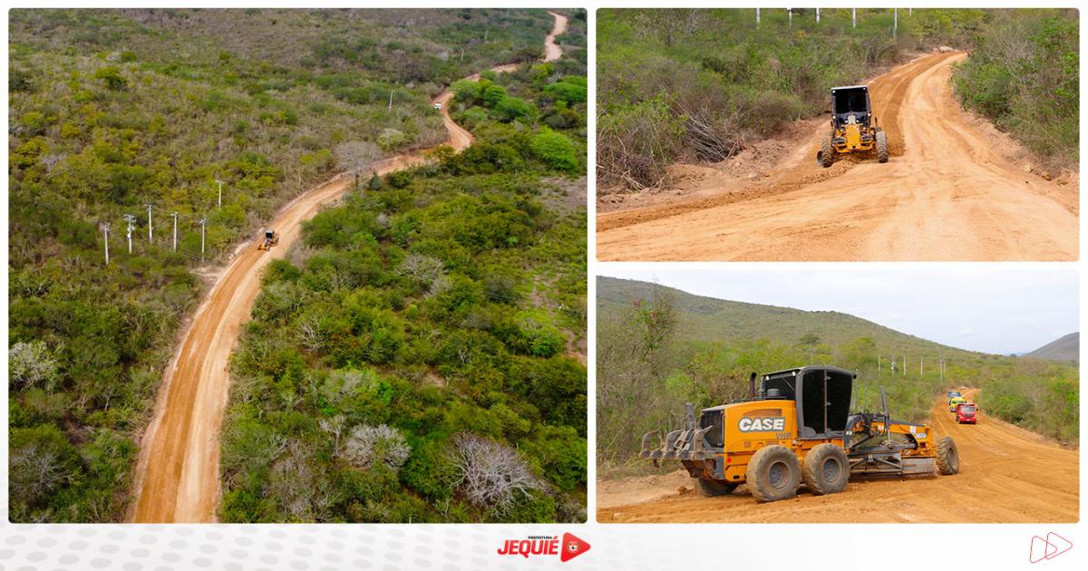 Prefeitura de Jequié avança com obras de recuperação de estradas rurais no distrito de Monte Branco