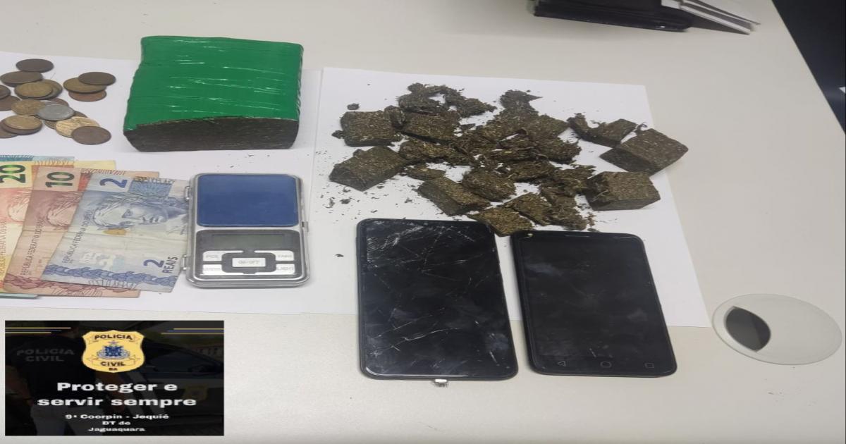 Jaguaquara: traficante é preso durante Operação Unus Corpus