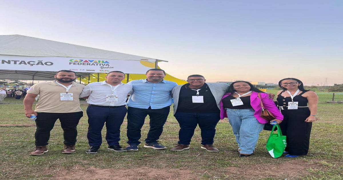 Secretários municipais participam de Caravana Federativa, em salvador Bahia.