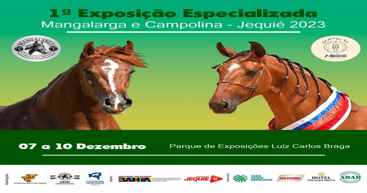 Prefeitura de Jequié e Sindicato Rural promovem 1ª Exposição das Raças Manga Larga e Campolina