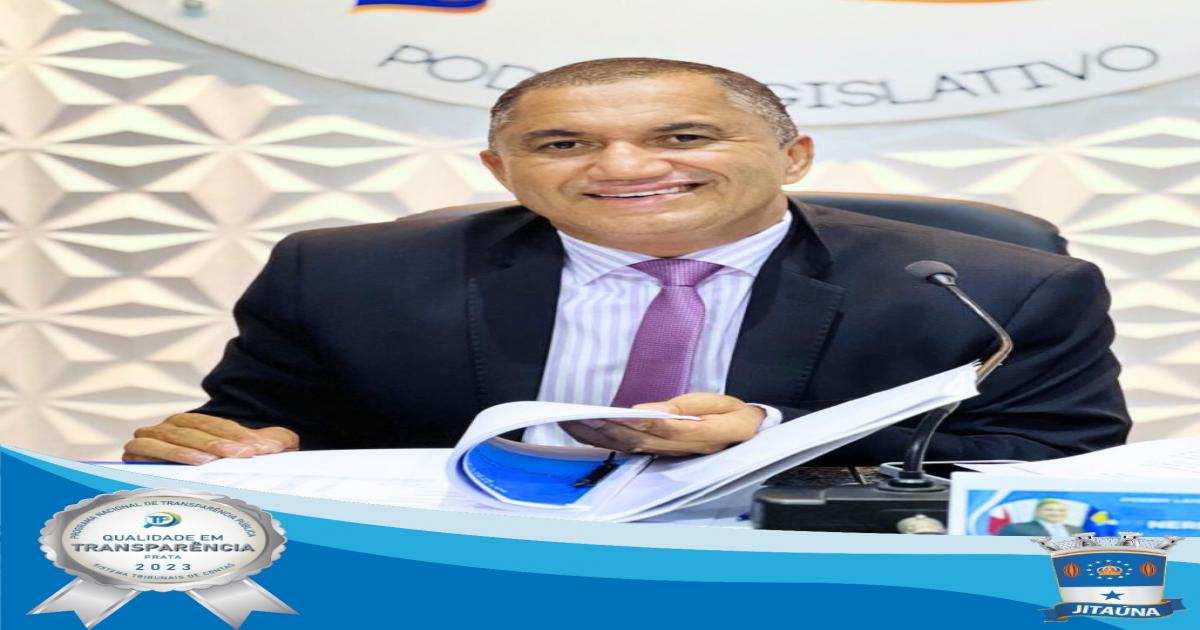 CÂMARA MUNICIPAL DE JITAÚNA RECEBE SELO PRATA DE  QUALIDADE EM TRANSPARÊNCIA.