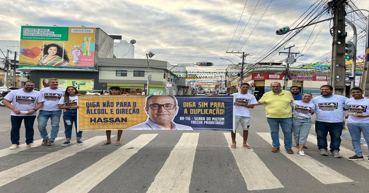 Hassan realiza ação em Jequié pela duplicação da BR-116 e segurança durante os festejos juninos