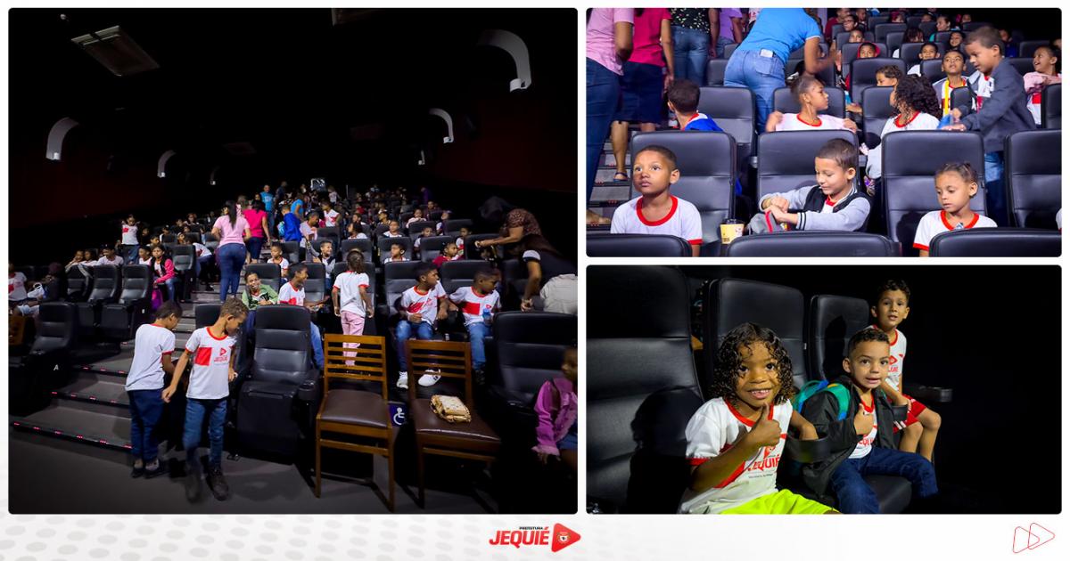 Prefeitura de Jequié inicia projeto A Escola Vai ao Cinema e contempla centenas de alunos das escolas do campo