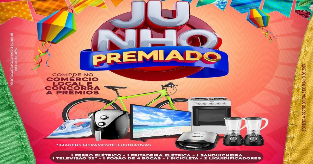 Junho premiado no comércio de Lafaiete Coutinho