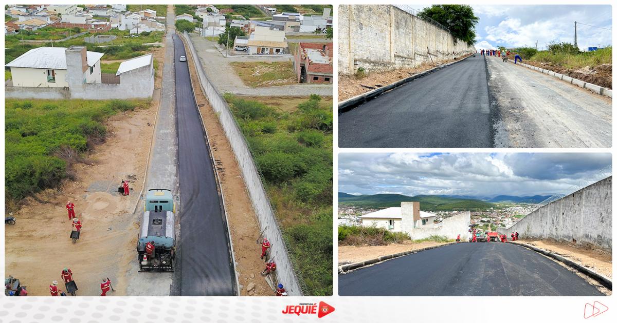 Pavimentação asfáltica no Loteamento Raio de Luz, no São Judas Tadeu