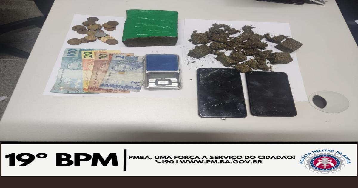 Jaguaquara: preso traficante que dominava distribuição de drogas na cidade