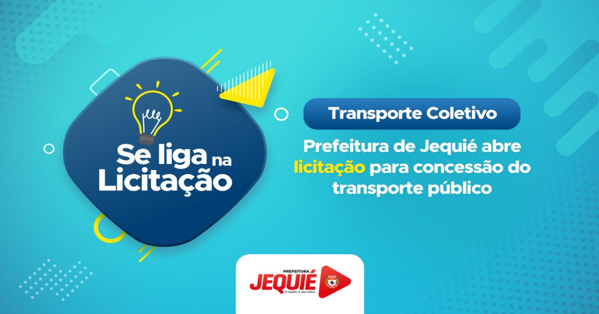 Prefeitura de Jequié abre licitação para concessão do transporte público