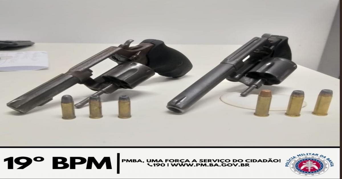 Policiais da CETO prenderam dois bandidos armados em Jequié