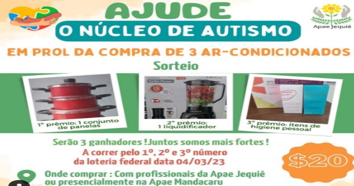 APAE realiza rifa beneficente para compra de ar condicionados