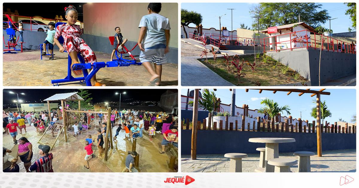 Com recursos próprios Prefeitura de Jequié inaugura praça no Alto do Amor e proporciona espaço de lazer para moradores
