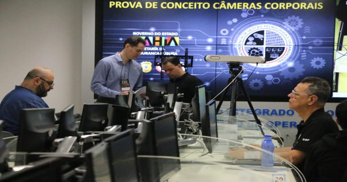 Prova de conceito de câmeras corporais é iniciada pela Segurança Pública