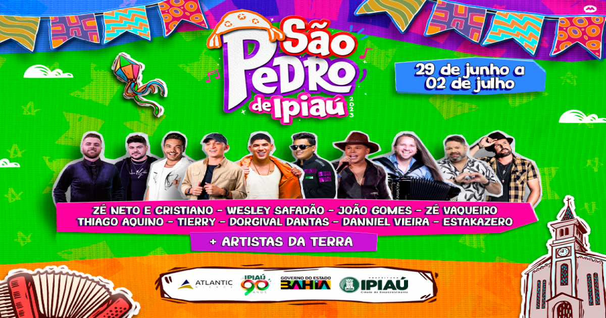 SÃO PEDRO DE IPIAÚ MEU XODÓ MINHA ALEGRIA, O MELHOR DA BAHIA