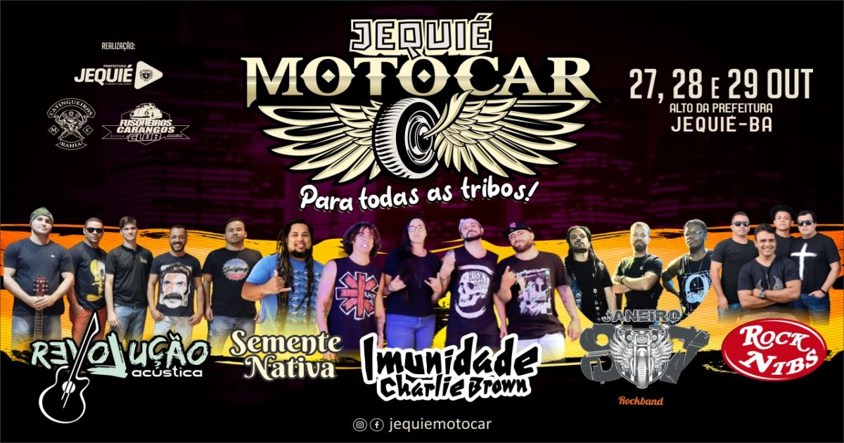 Jequié Motocar nos dias 27, 28 e 29 de outubro