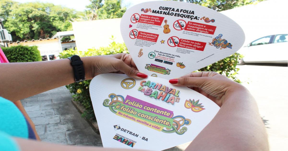 Departamento Estadual de Trânsito busca conscientizar foliões durante carnaval