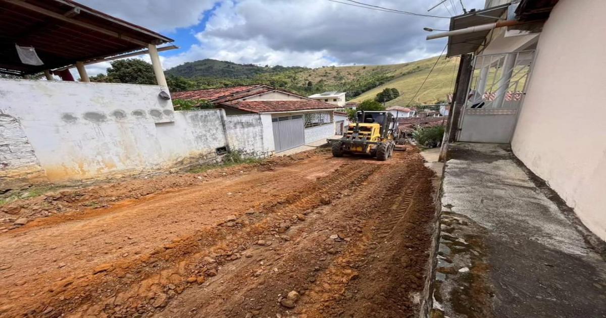 Itagi : Prefeitura inicia pavimentação em mais uma rua da cidade.
