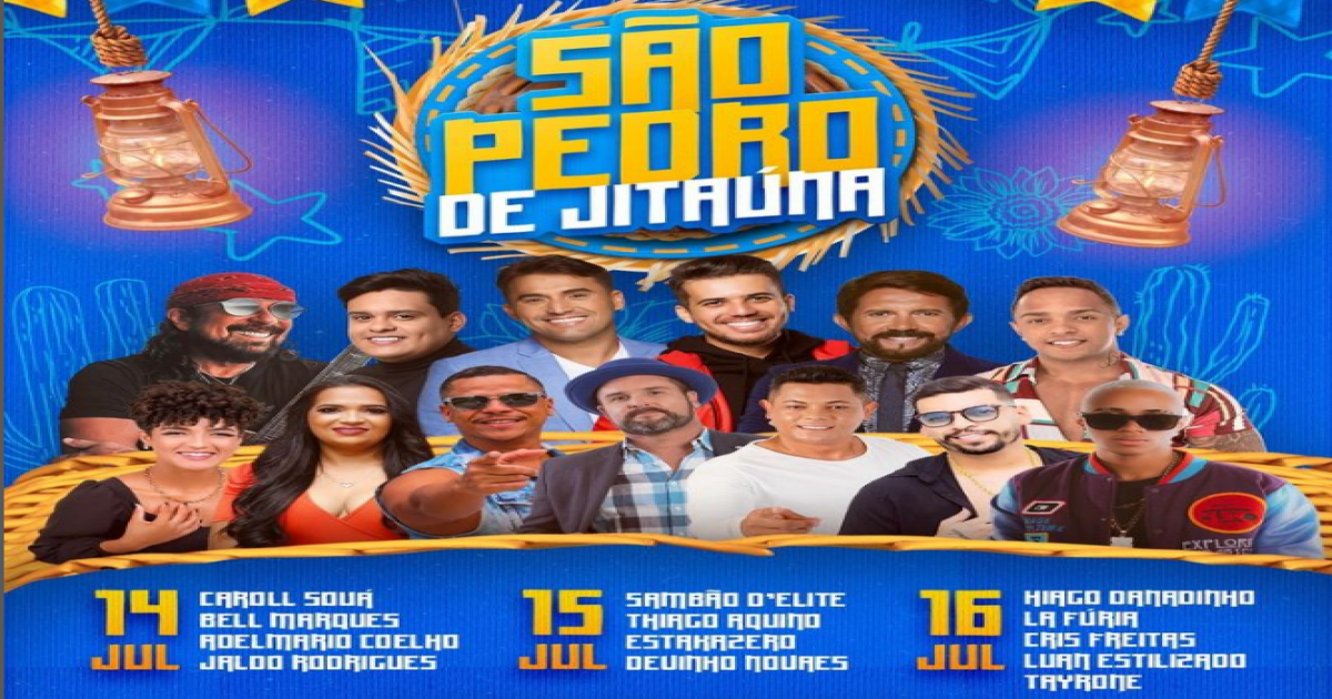 São Pedro de Jitaúna vai movimentar a região nesta final de semana