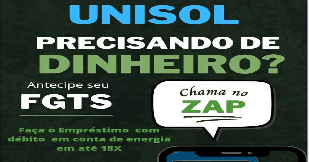 A Unisol avisa que BPC LOAS INSS que retornou com  operações de empréstimo.