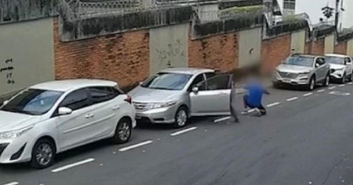 Pensou que ia morrer, diz testemunha que viu homem se ajoelhar durante assalto; assista