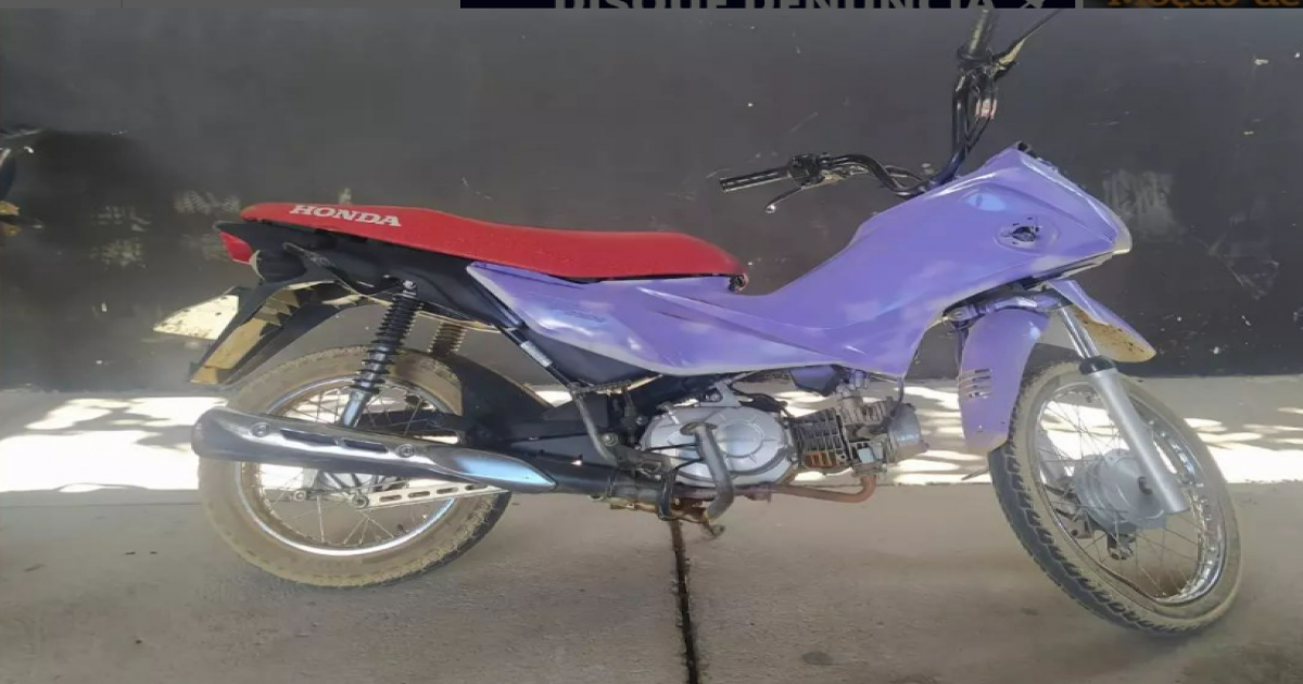 Itagí: moto furtada estava escondida na zona rural do Basílio
