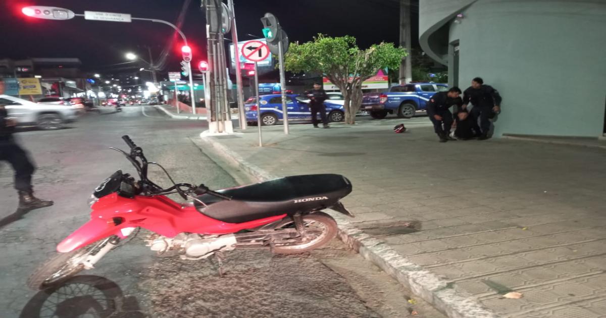 GCM deteve motoqueiro maluco e sem CNH