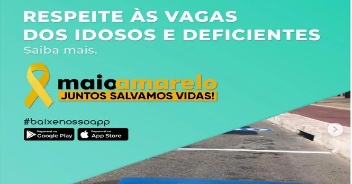E-Parking alerta: estacionar em vaga de idoso gera multa de R$ 195,23 a perda de 05 pontos