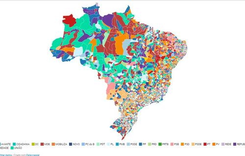 ELEIÇÕES 2024: direita e centro dominam prefeituras no Brasil, a partir de 2025 ELEIÇÕES 2024: direita e centro dominam prefeituras no Brasil, a partir de 2025