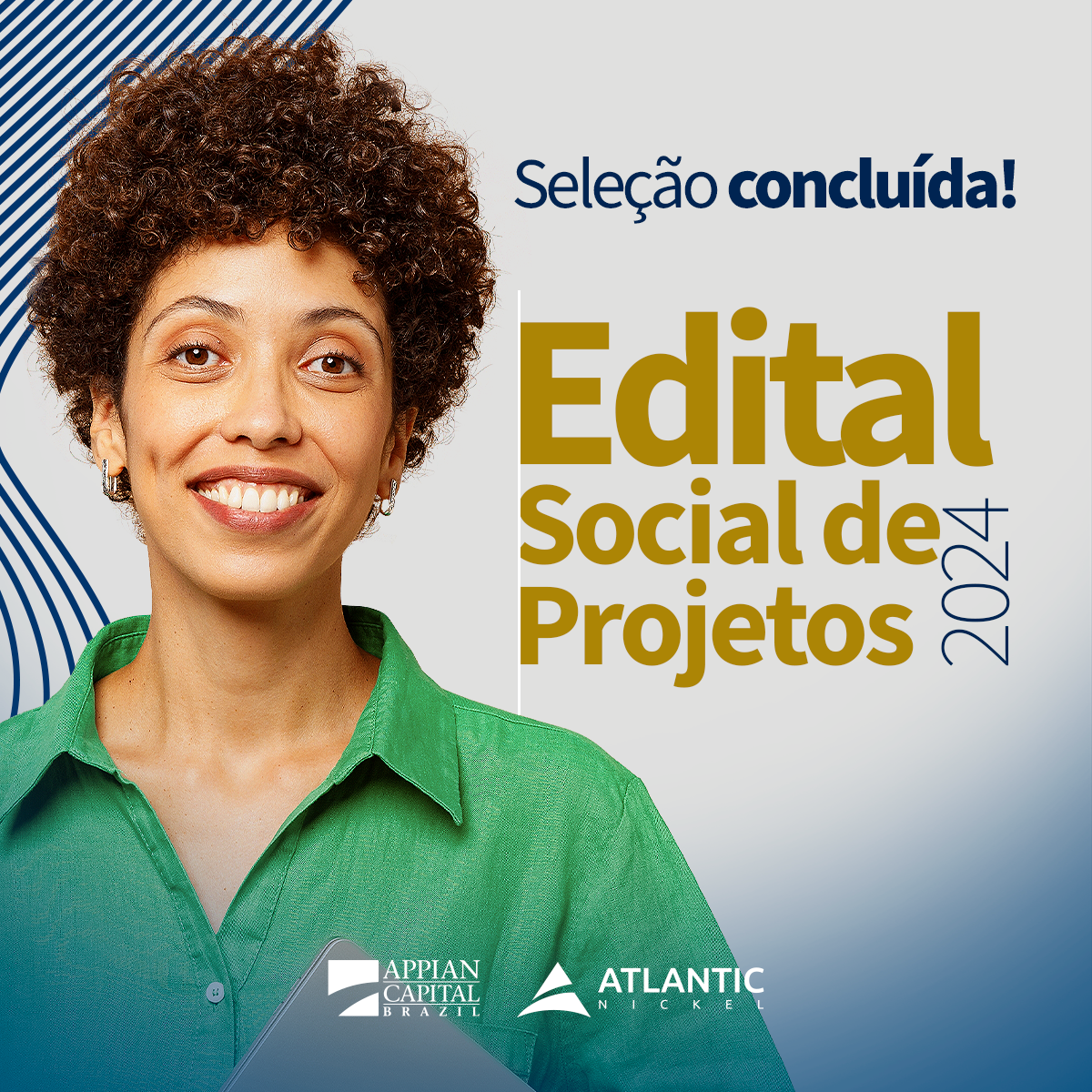 Atlantic Nickel divulga o resultado do Edital Social 2024 de apoio a projetos da região Atlantic Nickel divulga o resultado do Edital Social 2024 de apoio a projetos da região