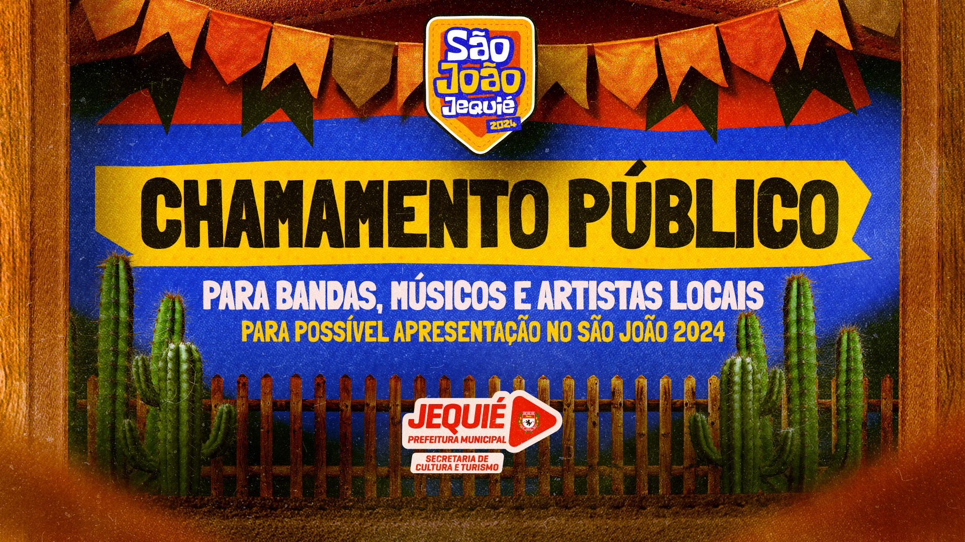 Prefeitura de Jequié divulga chamamento público para bandas, músicos e artistas locais para possível apresentação no São João 2024 Prefeitura de Jequié divulga chamamento público para bandas, músicos e artistas locais para possível apresentação no São João 2024