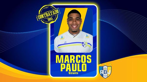 ADJ fecha a contratação do volante Marcos Paulo ADJ fecha a contratação do volante Marcos Paulo