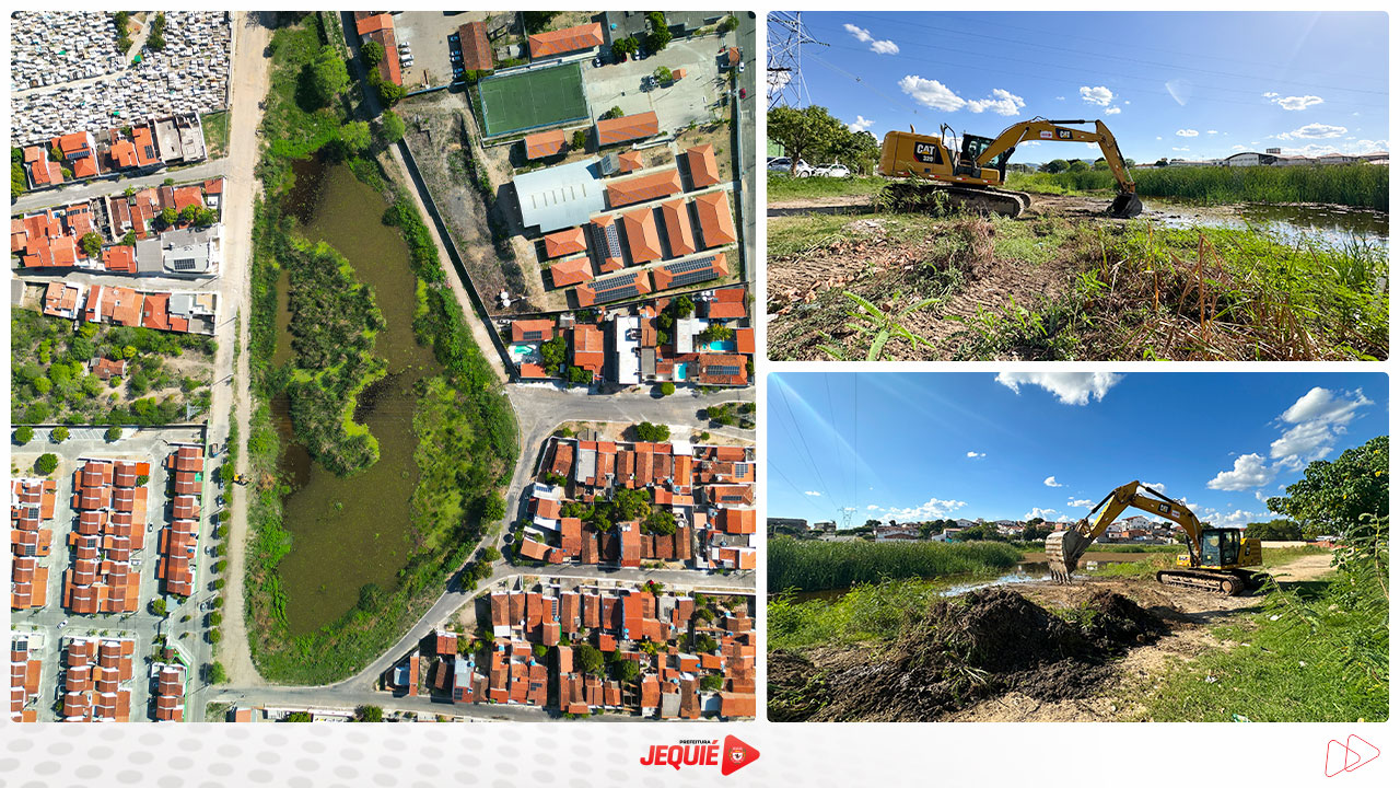 Prefeitura de Jequié inicia requalificação urbana da Lagoa do Derba Prefeitura de Jequié inicia requalificação urbana da Lagoa do Derba