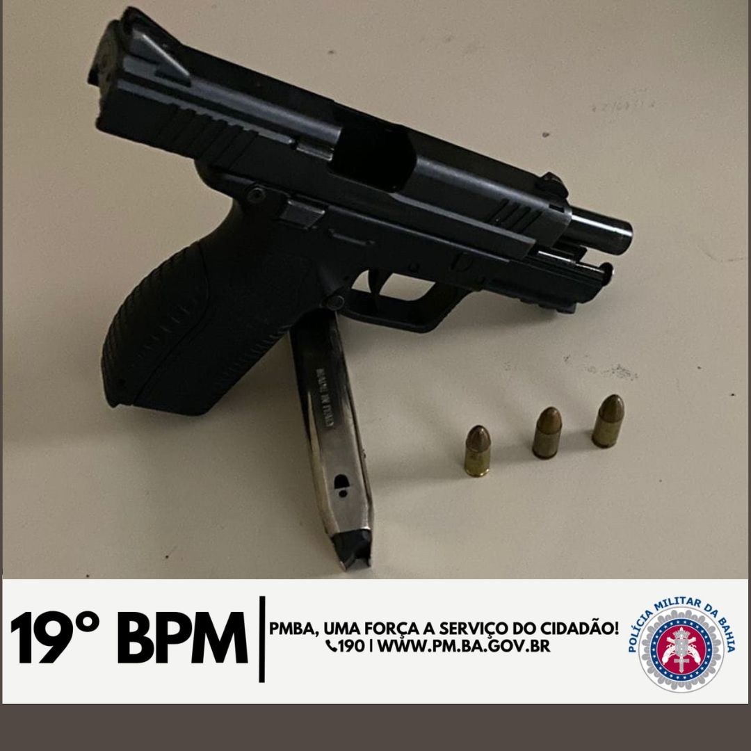 Entroncamento de Jaguaquara l morto em confronto com a PM portava uma pistola 9 milímetros Entroncamento de Jaguaquara l morto em confronto com a PM portava uma pistola 9 milímetros