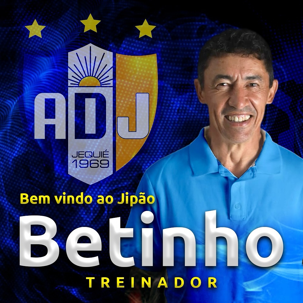ADJ contrata o técnico Betinho para a temporada 2025 ADJ contrata o técnico Betinho para a temporada 2025