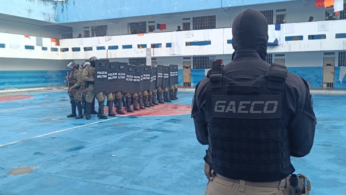 Operação conjunta desmobiliza crime organizado no Presídio de Itabuna Operação conjunta desmobiliza crime organizado no Presídio de Itabuna