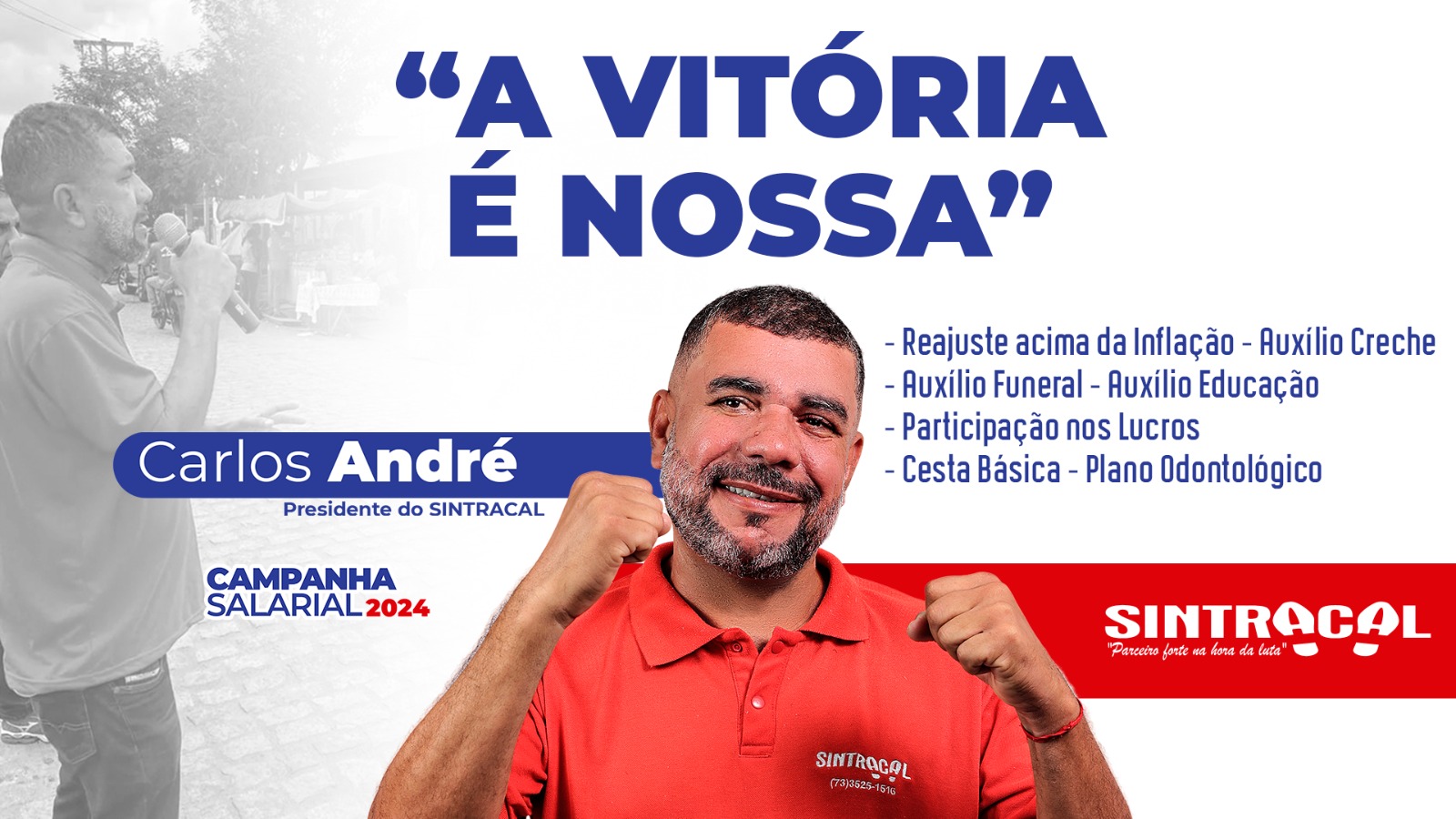 SINTRACAL Garante novos benefícios na Campanha Salarial 2024 SINTRACAL Garante novos benefícios na Campanha Salarial 2024