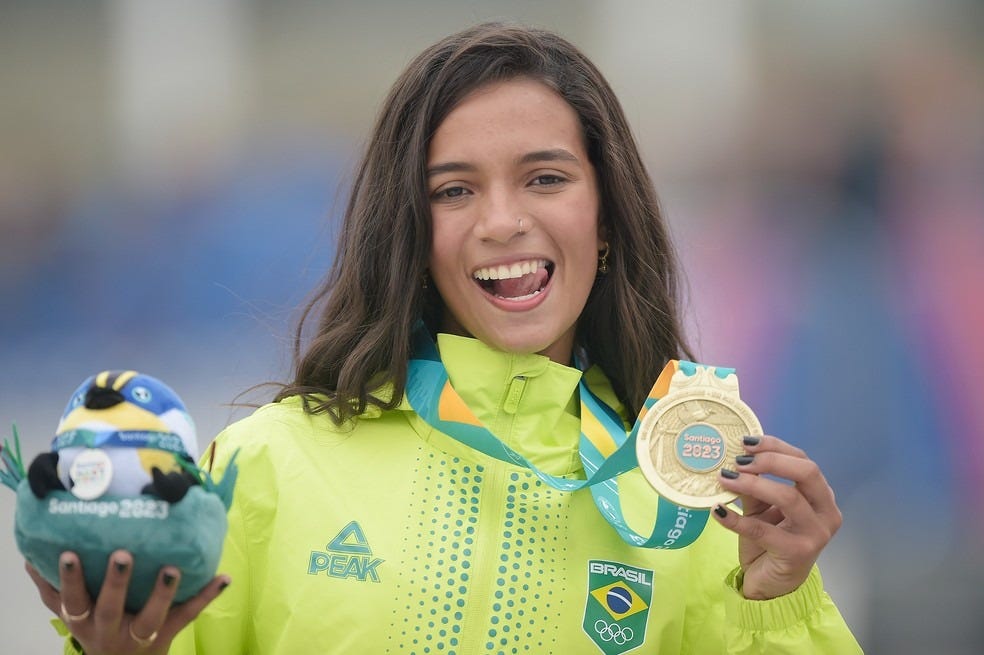 Rayssa Leal declara em Libras: Jesus é o Caminho, a Verdade e a Vida após ganhar medalha nas Olimpíadas de Paris