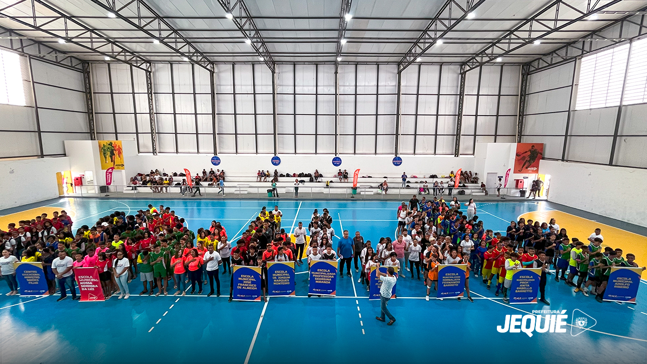 Prefeitura de Jequié realiza Jogos Estudantis 2024 com destaque para a integração escolar e o incentivo ao esporte Prefeitura de Jequié realiza Jogos Estudantis 2024 com destaque para a integração escolar e o incentivo ao esporte