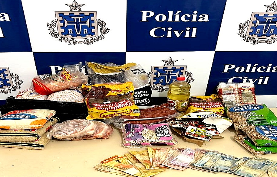 POLICIA CIVIL PRENDE EM FLAGRANTE SUSPEITOS DE FURTO EM ESTABELECIMENTO COMERCIAL E RECUPERA OBJETOS SUBTRAÍDOS EM BREJÕES. POLICIA CIVIL PRENDE EM FLAGRANTE SUSPEITOS DE FURTO EM ESTABELECIMENTO COMERCIAL E RECUPERA OBJETOS SUBTRAÍDOS EM BREJÕES.