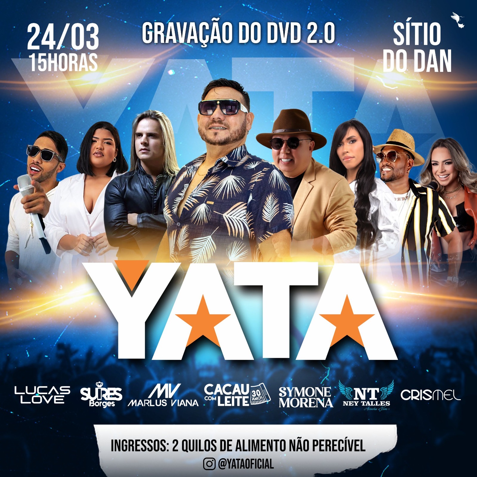 Gravação do DVD Yata Anderson Gravação do DVD Yata Anderson