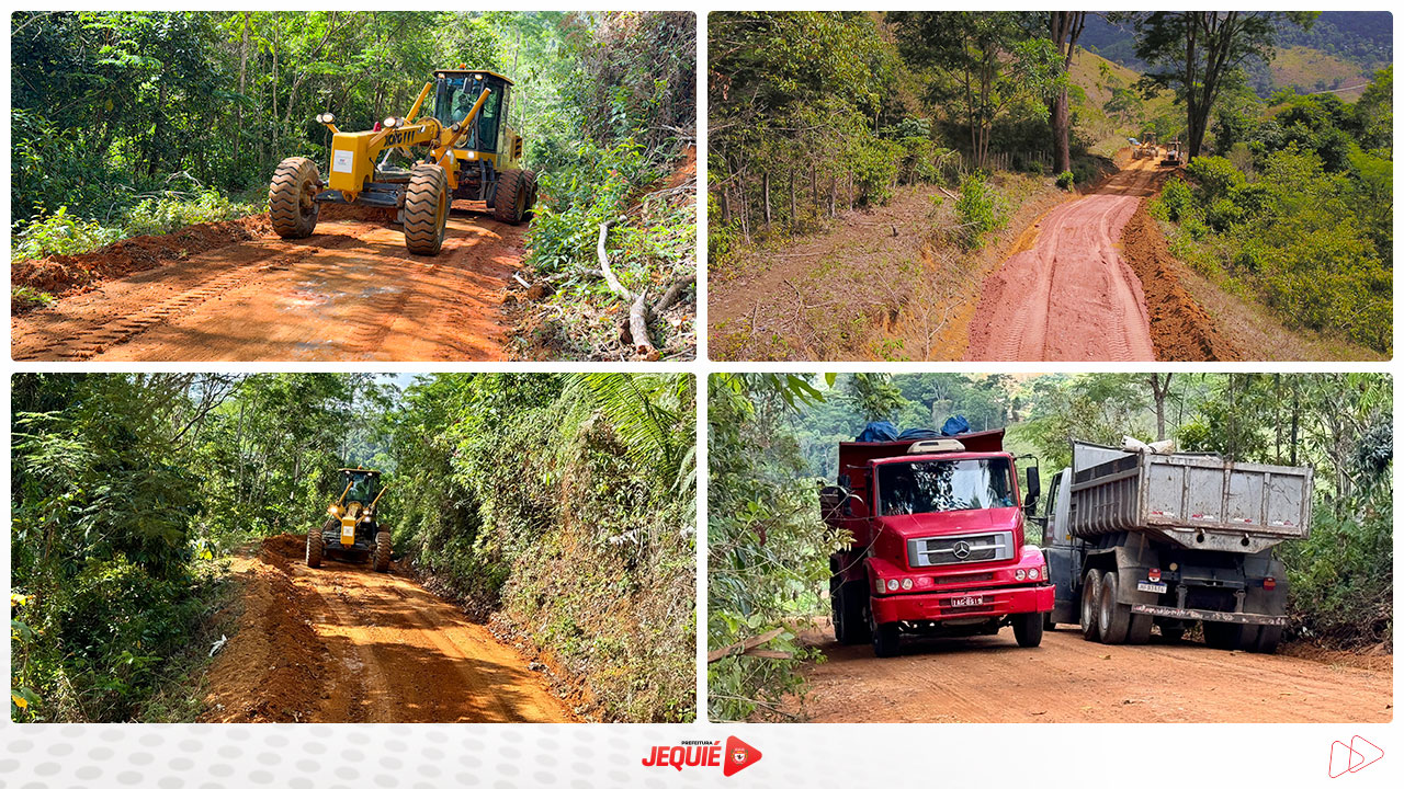 Prefeitura de Jequié acelera obras de recuperação de estradas rurais nos povoados de Campo Largo e Rio do Antônio Prefeitura de Jequié acelera obras de recuperação de estradas rurais nos povoados de Campo Largo e Rio do Antônio