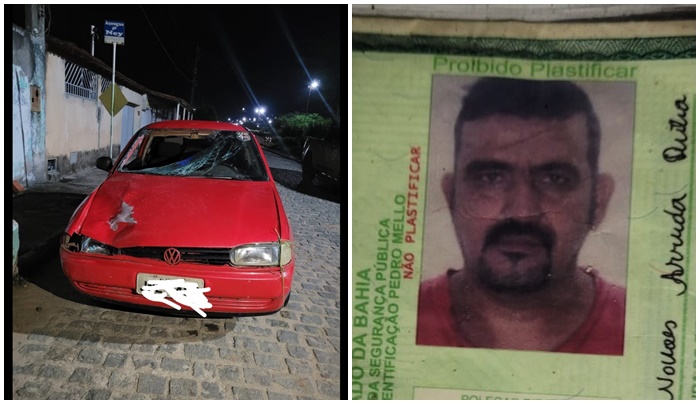 Carro atropela e mata morador em Lagedo do Tabocal Carro atropela e mata morador em Lagedo do Tabocal