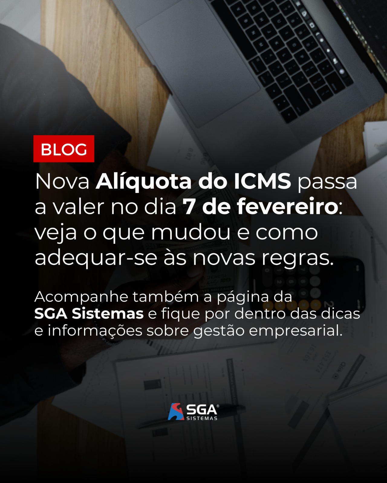 Ajuste de alíquota geral do ICMS em 2024