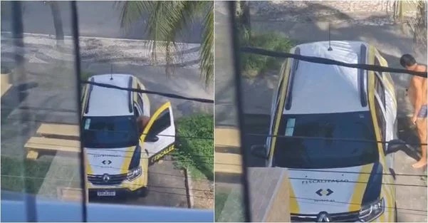 Funcionário do Detran é demitido por ir a praia com carro oficial Funcionário do Detran é demitido por ir a praia com carro oficial