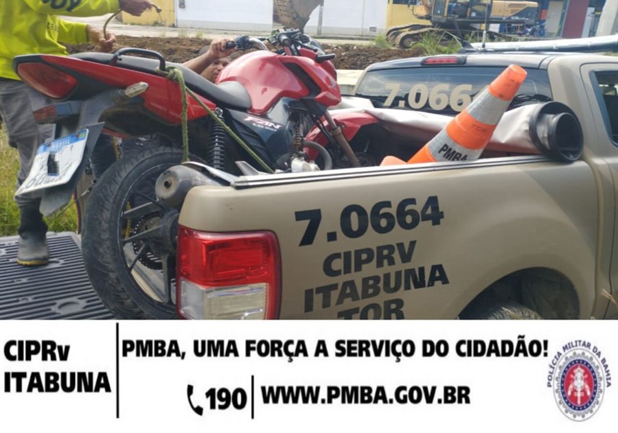 PRE recupera carro e moto roubados em Uruçuca PRE recupera carro e moto roubados em Uruçuca
