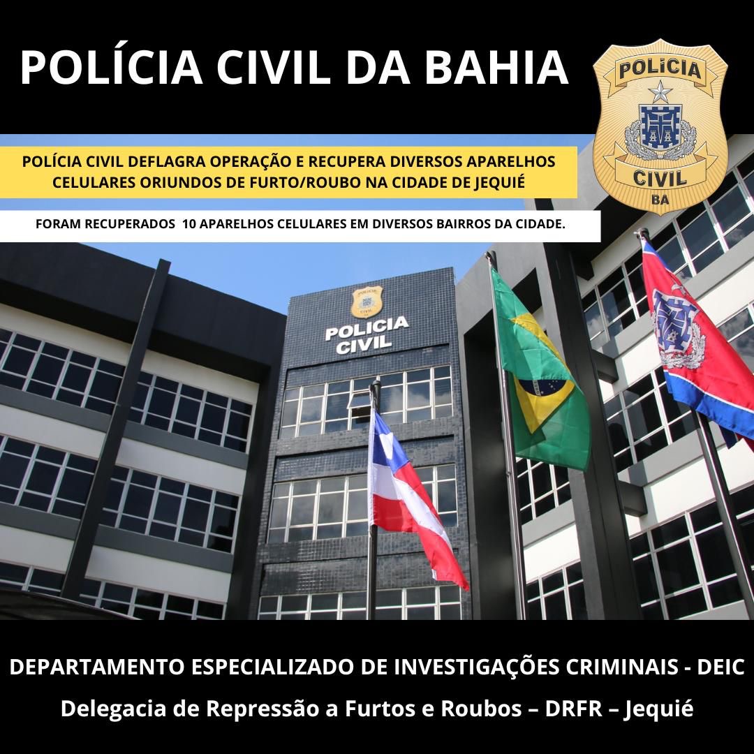 10 pessoas são indiciadas por receptação de celulares roubados em Jequié 10 pessoas são indiciadas por receptação de celulares roubados em Jequié