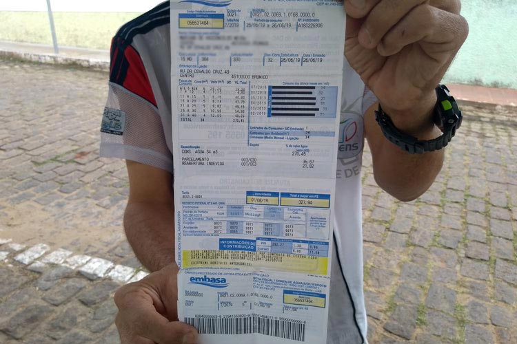 Conta de água vai ficar mais cara a partir desta quinta feira na Bahia